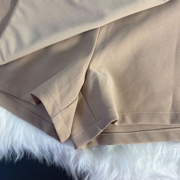 West Of Melrose/Tilly's  Give Me The Ring NWT Tan Skort Sz L - Picture 6 of 10